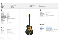 Gretsch Synchromatic Nashville Hollow Body Single-Cut Bigsby Ebony Fingerboard Cadillac Green Gretsch Synchromatic Nashville Hollow Body Single-Cut Bigsby Ebony Fingerboard Cadillac Green